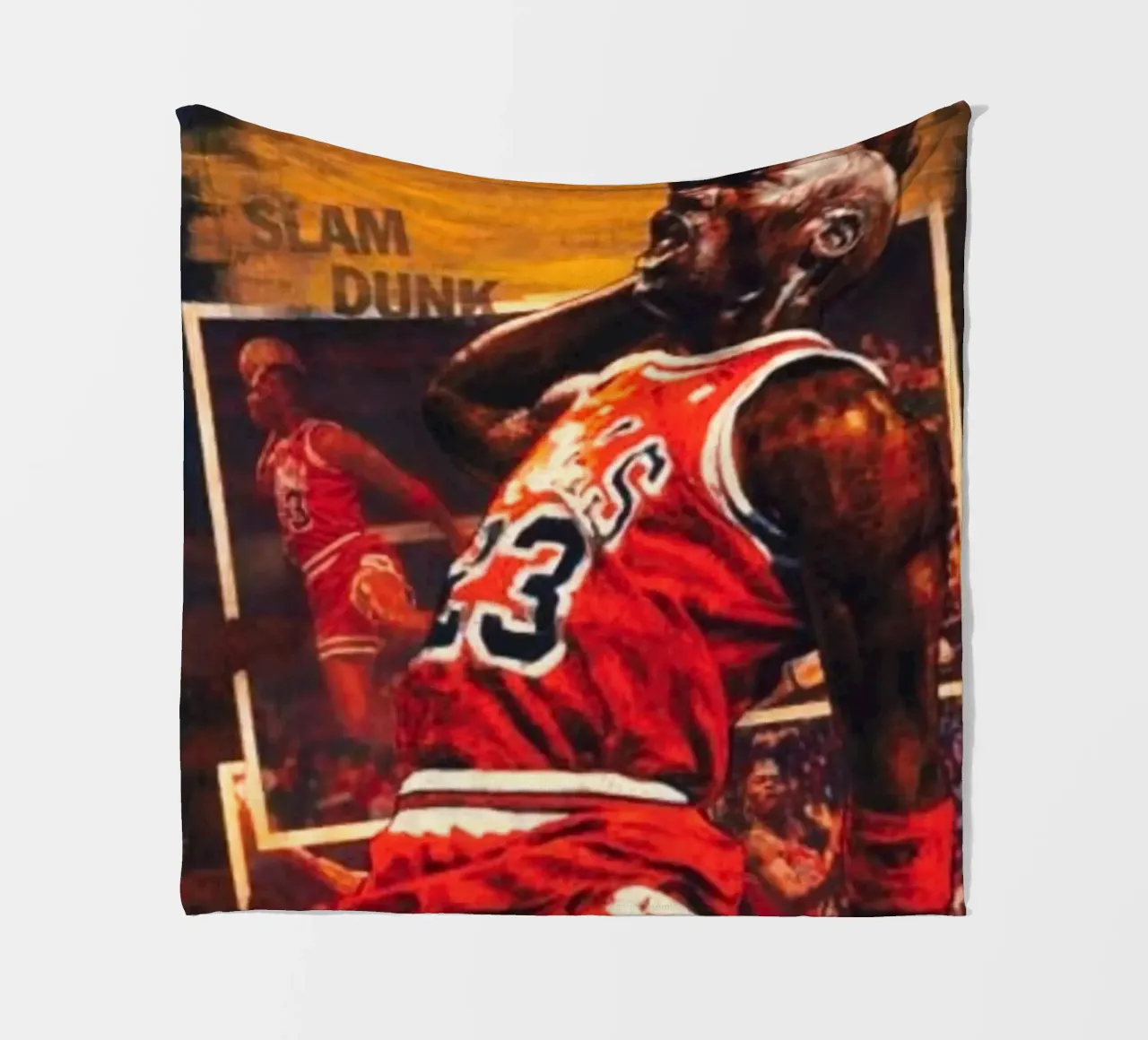 Slam Dunk Michael Jordan coperta in pile da Lembayung art