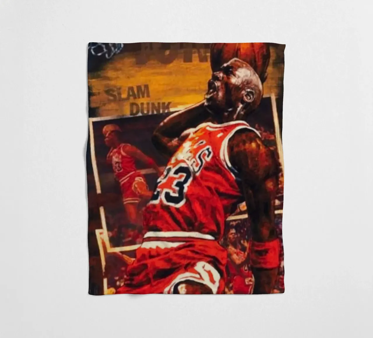 Slam Dunk Michael Jordan coperta in pile da Lembayung art