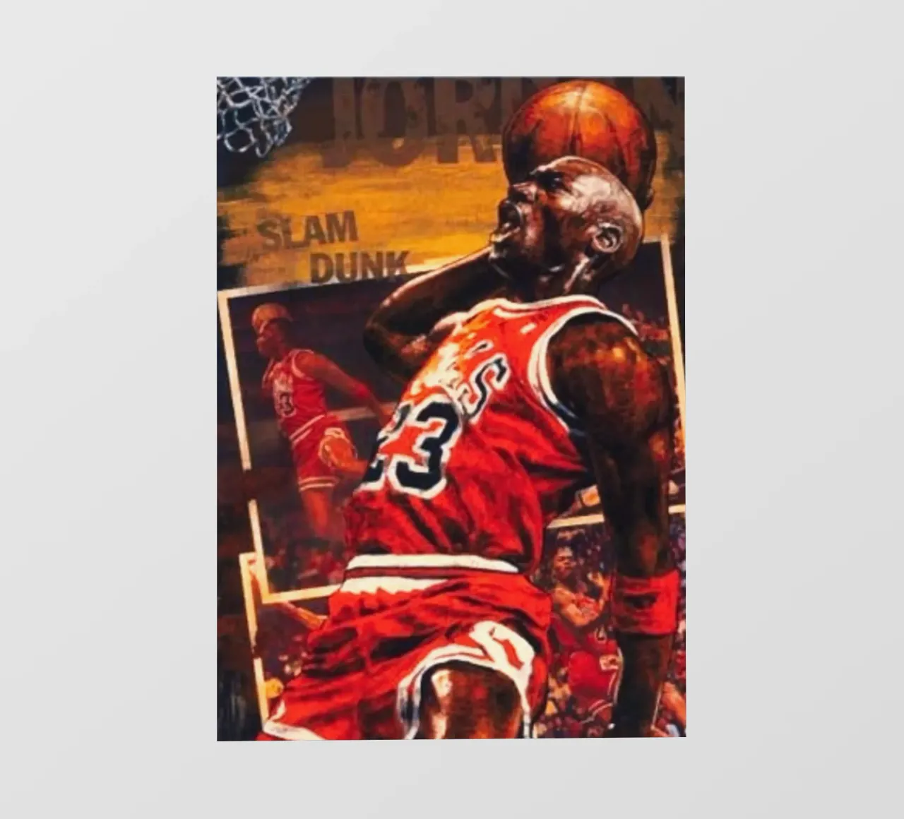 Slam Dunk Michael Jordan pellicola backlit da Lembayung art