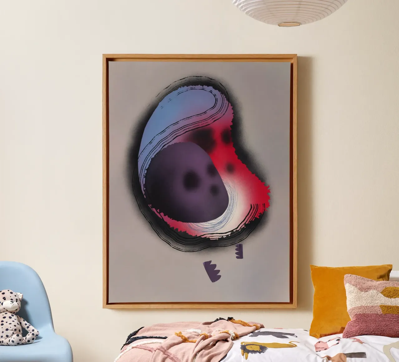 Cosmic composition 09 canvas by Little Dean