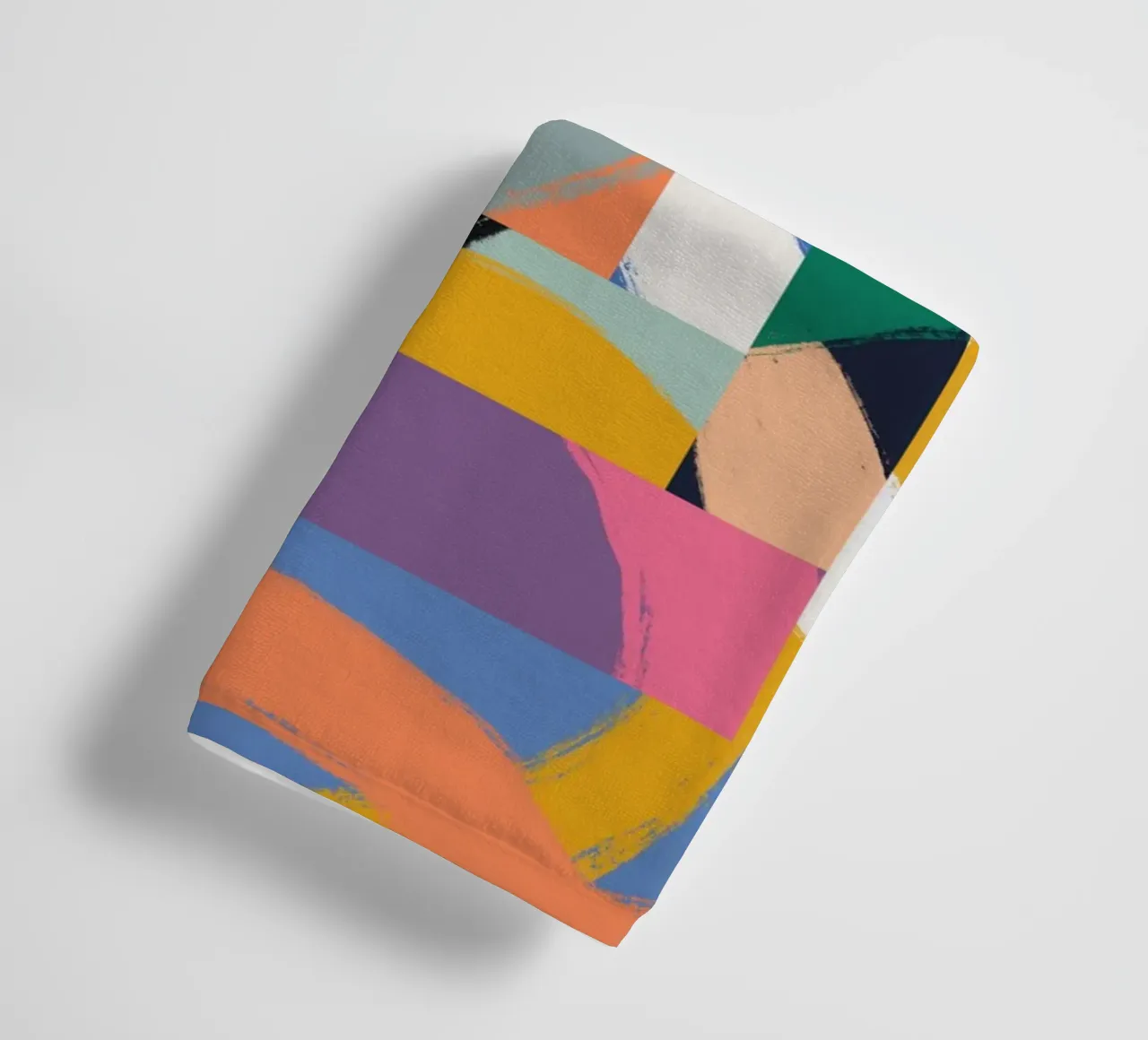 Maximalist abstract 02 towel by Little Dean