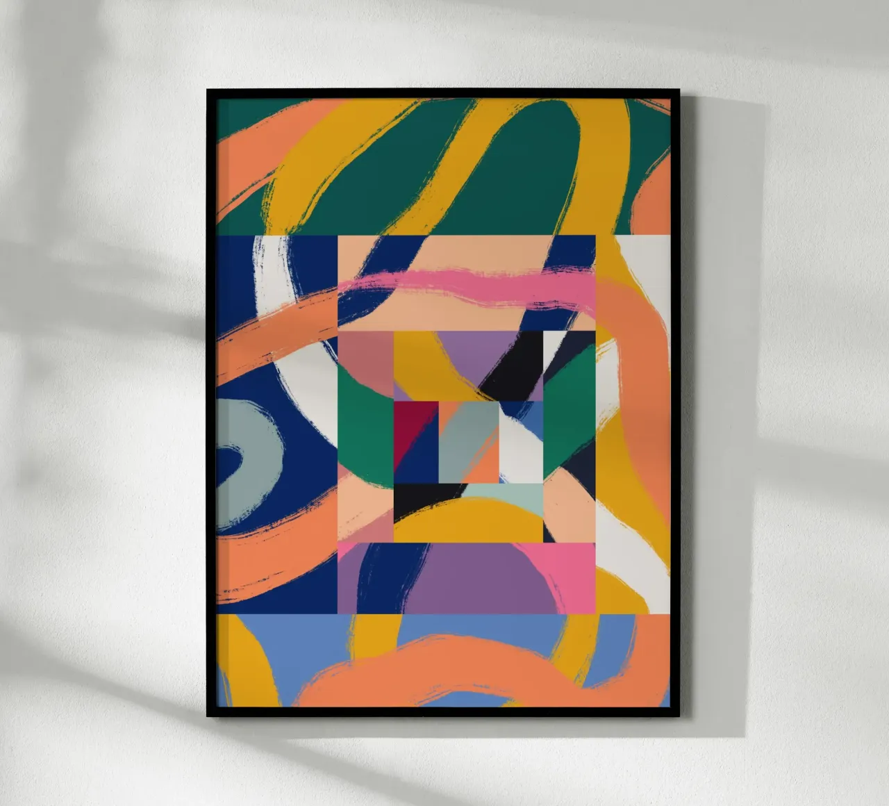 Maximalist abstract 02 hahnemühle by Little Dean