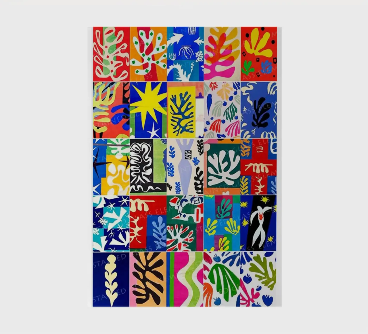overlapping shapes decorative motifs notebook by briyan shop