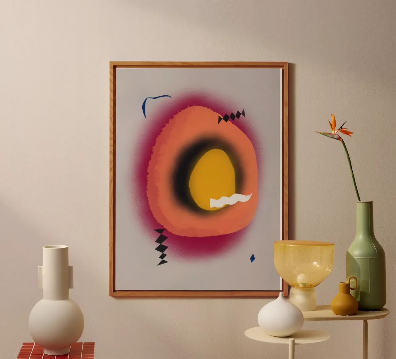 Cosmic composition 10 alu-dibond by Little Dean
