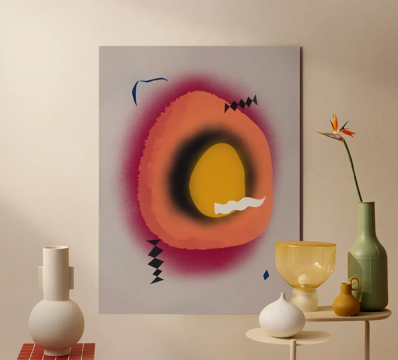 Cosmic composition 10 alu-dibond by Little Dean