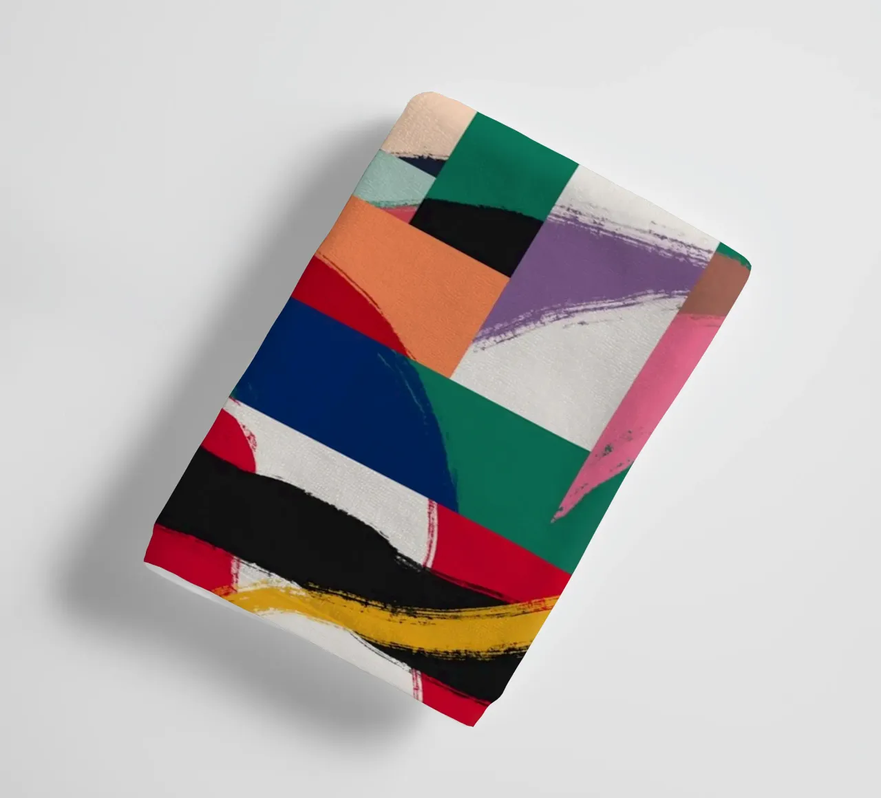 Maximalist abstract 03 towel by Little Dean
