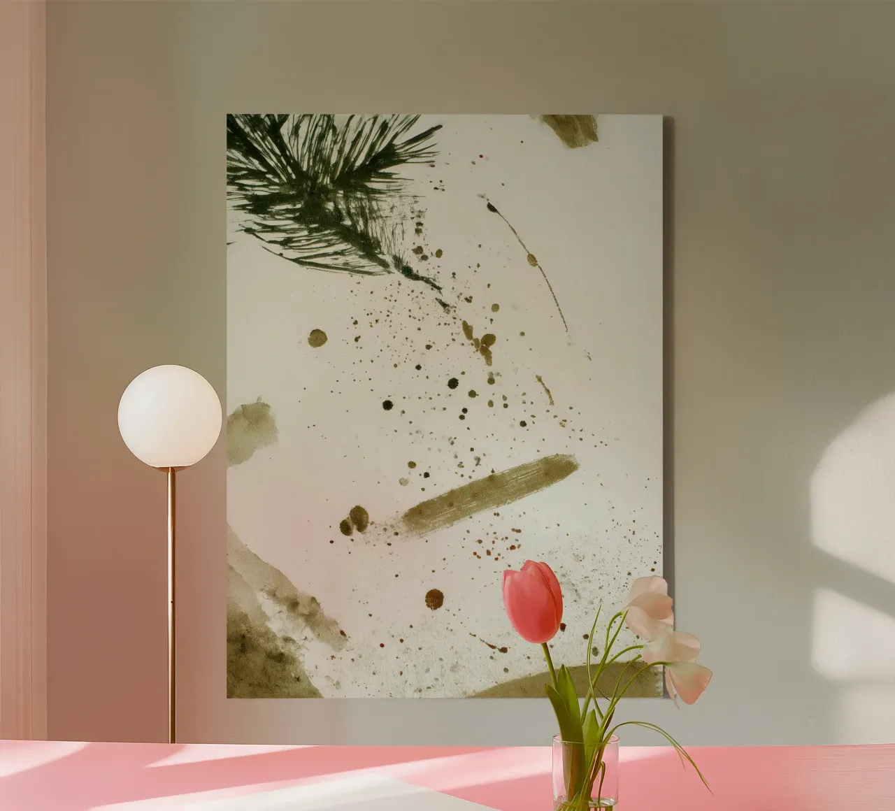 Studio sul pino tela con Cornice a cassetta da Seed & Signal