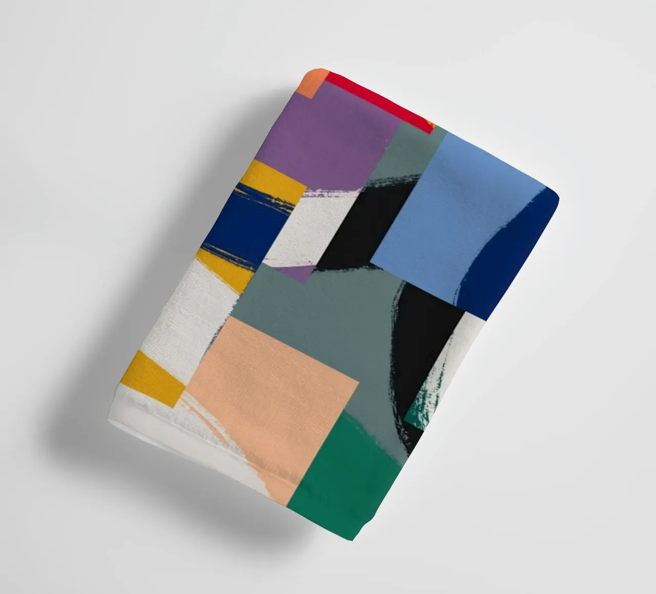 Maximalist abstract 04 towel by Little Dean