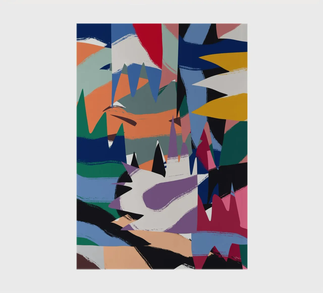 Maximalist abstract 06 notebook by Little Dean