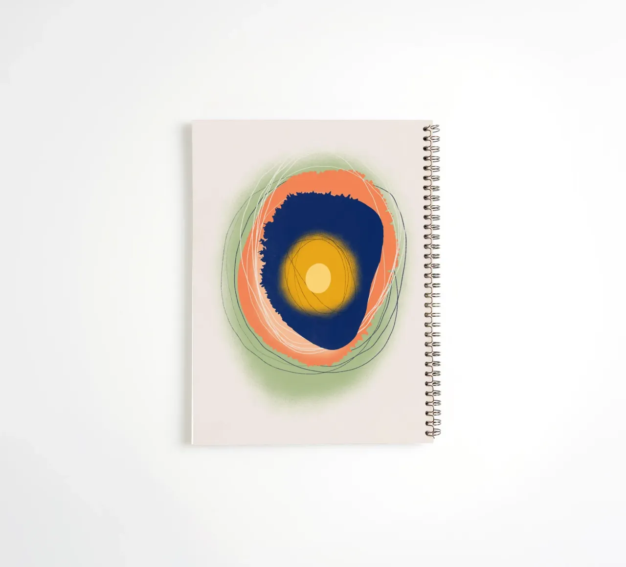 Cosmic composition 11 spiral notebook by Little Dean