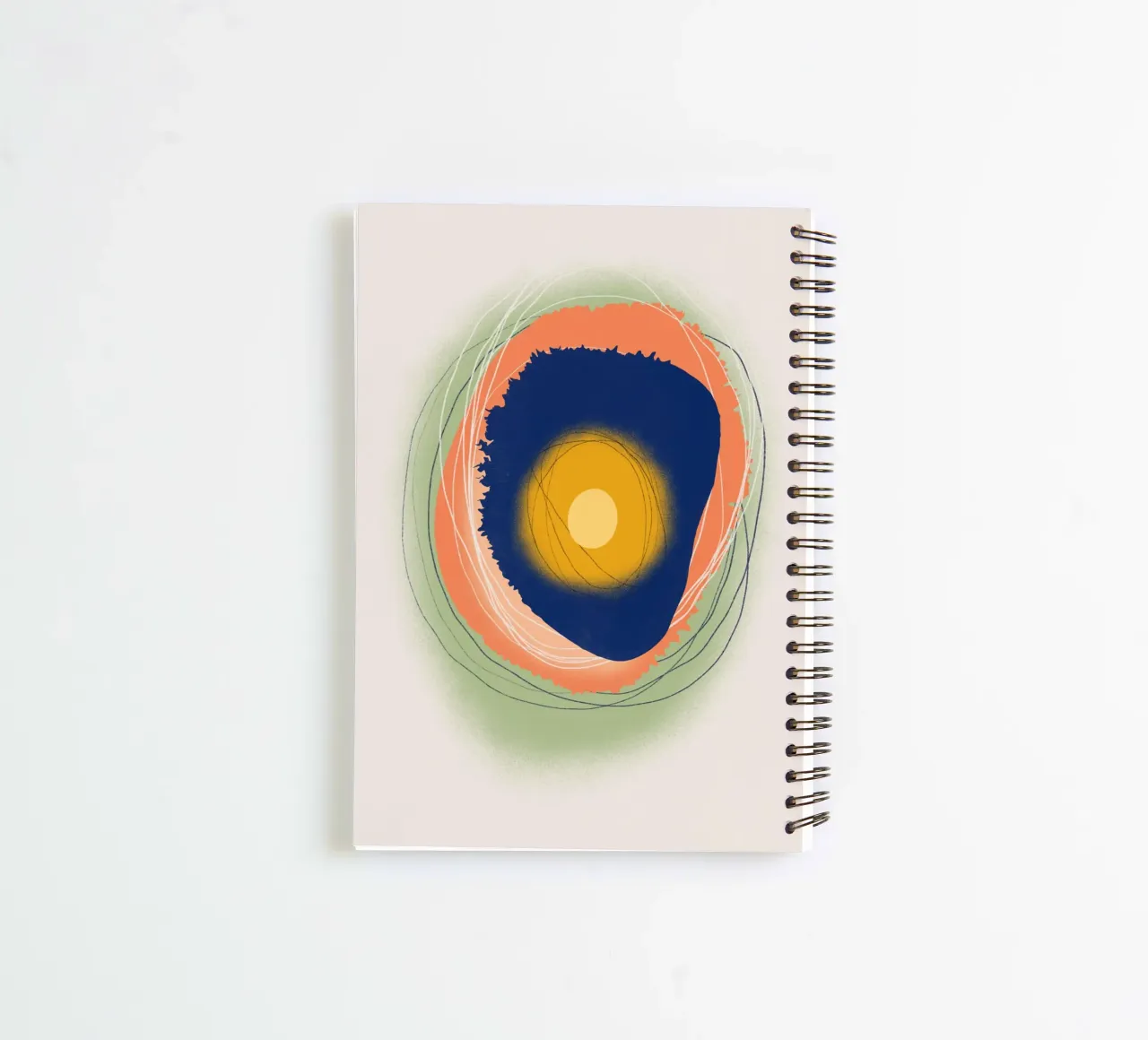Cosmic composition 11 spiral notebook by Little Dean