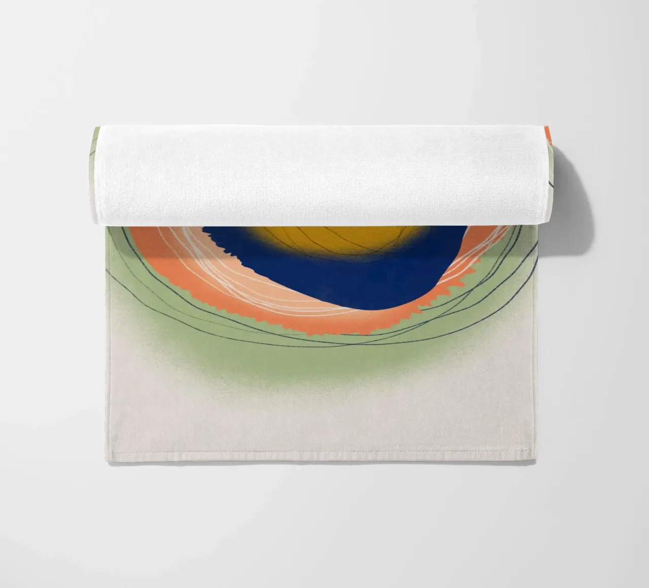 Cosmic composition 11 beach towel by Little Dean