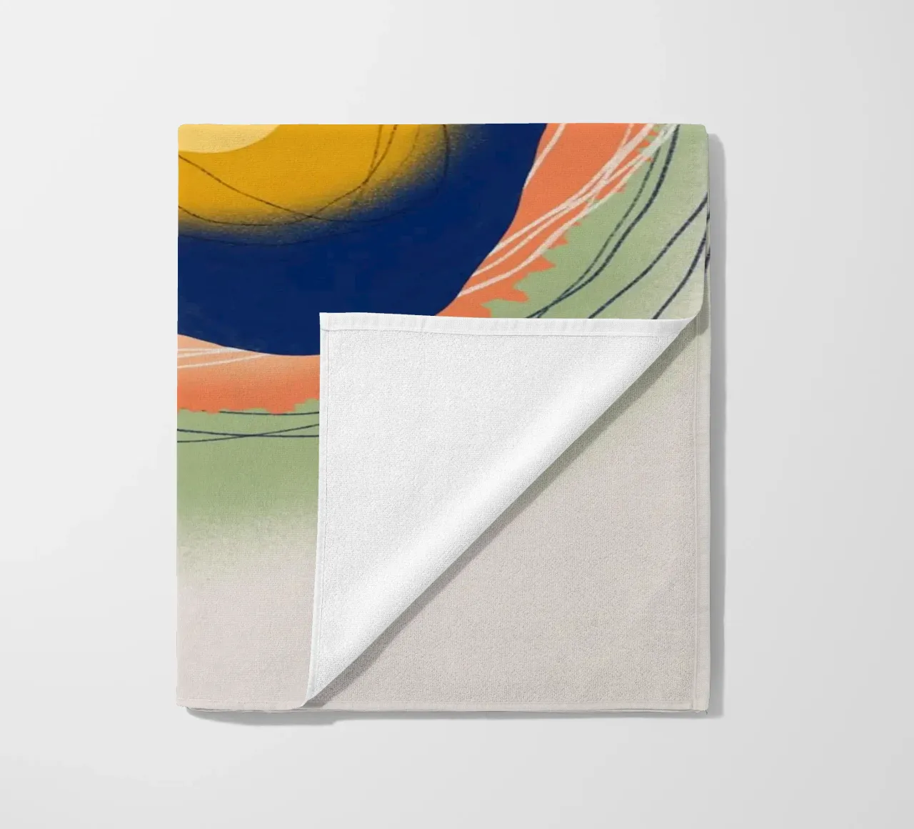 Cosmic composition 11 beach towel by Little Dean