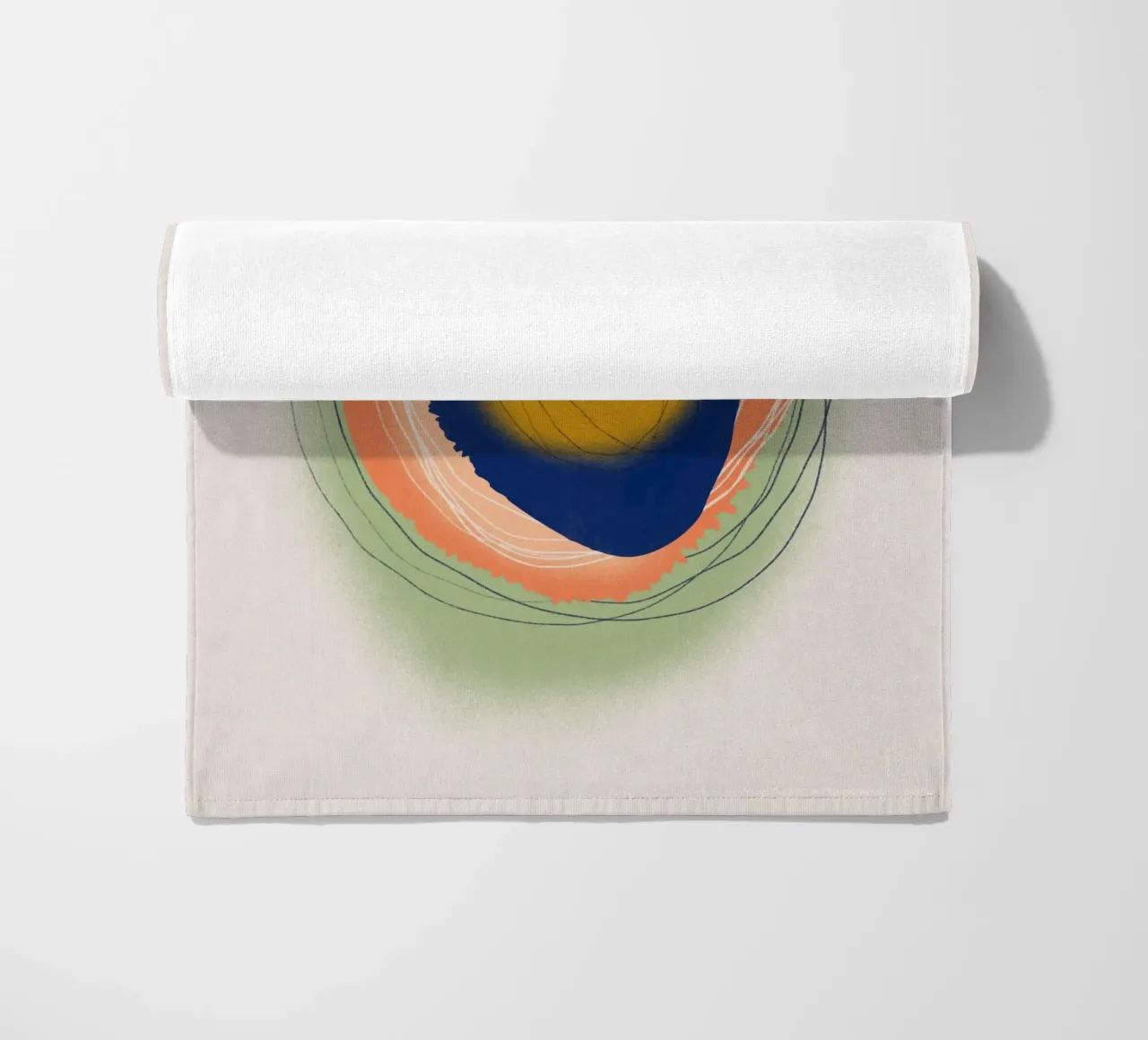 Cosmic composition 11 beach towel by Little Dean