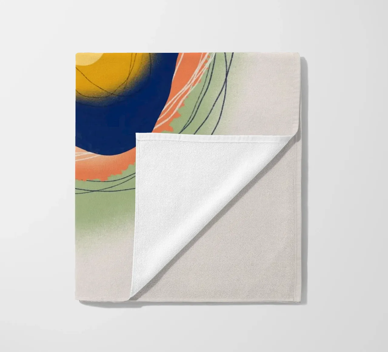 Cosmic composition 11 beach towel by Little Dean