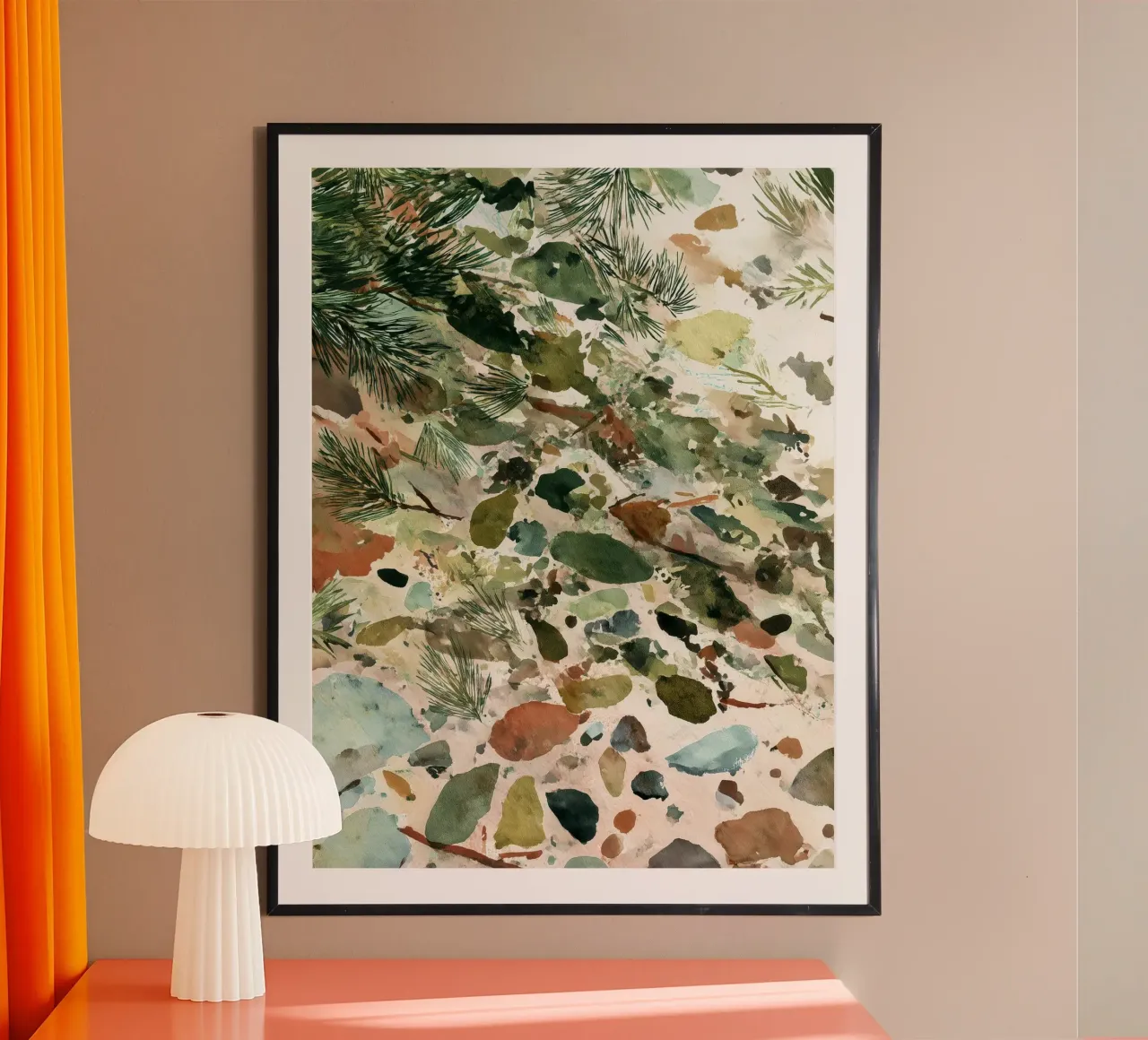 Mosaico di bosco poster da Seed & Signal
