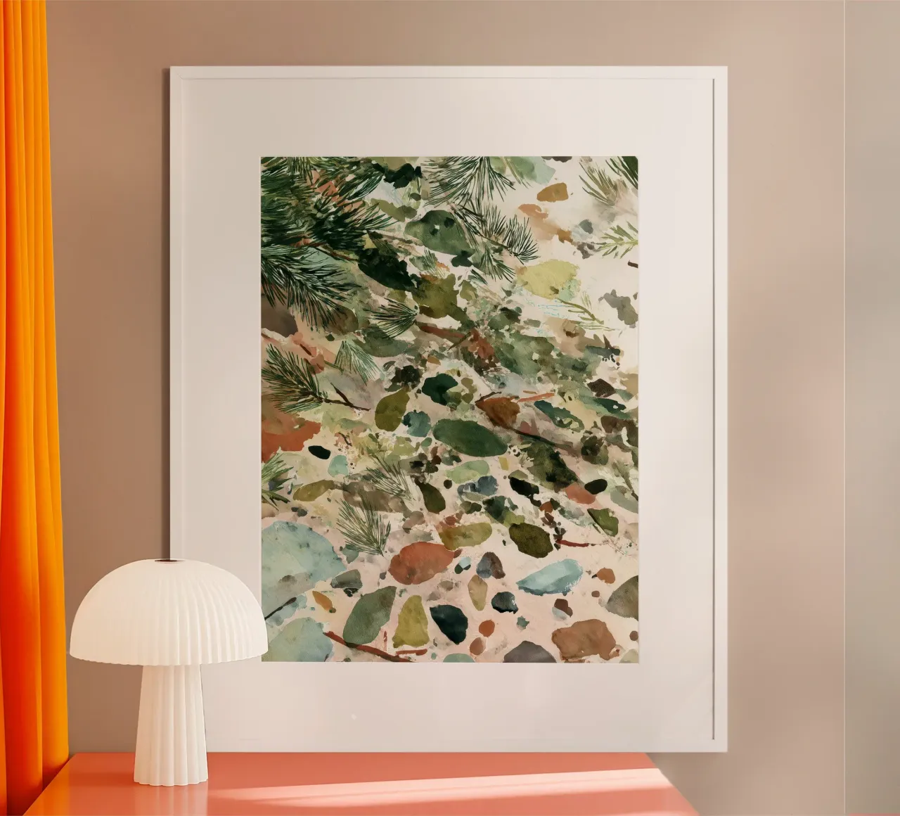 Mosaico di bosco poster da Seed & Signal