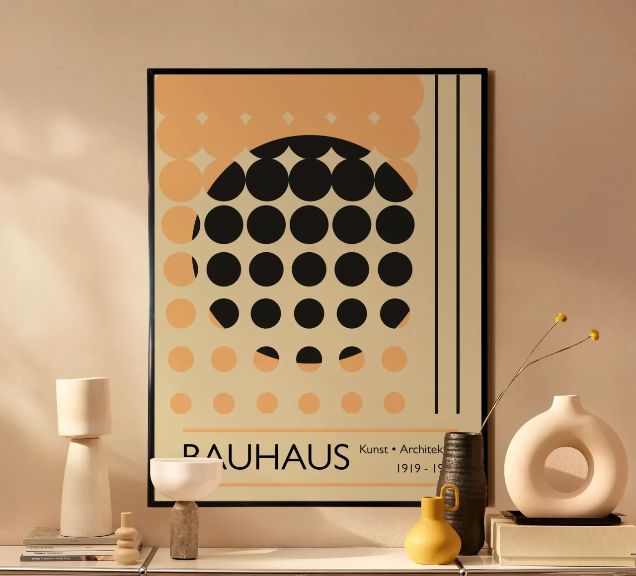 Bauhaus manifesto 1919 - 1922 poster con telaio in plastica da LaylaOzHome