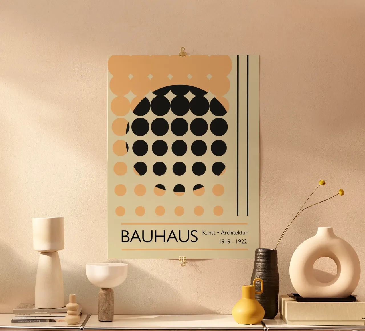 Bauhaus manifesto 1919 - 1922 poster con telaio in plastica da LaylaOzHome