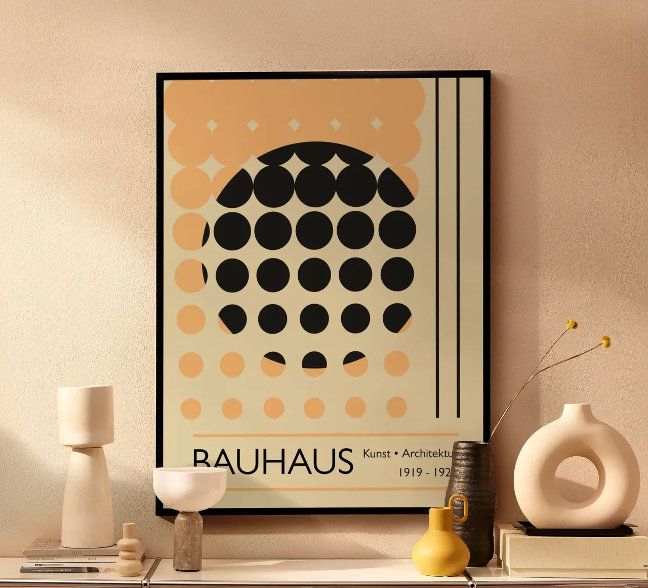 Bauhaus manifesto 1919 - 1922 poster con telaio in plastica da LaylaOzHome