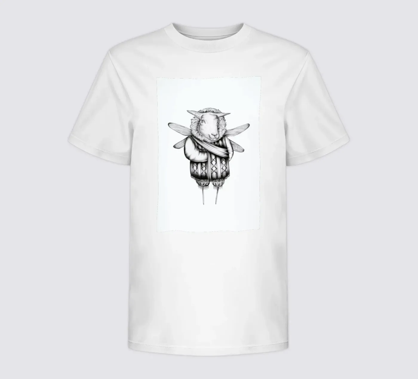 Sheep kinder t-shirt van Maria Vdovichenko