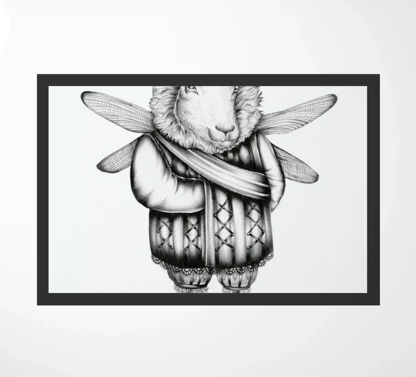 Sheep deurmat van Maria Vdovichenko