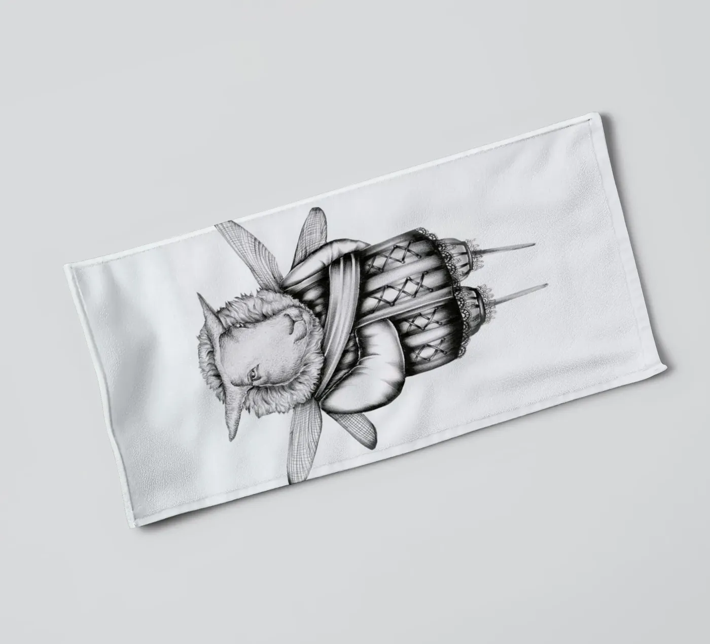 Sheep Handtuch von Maria Vdovichenko