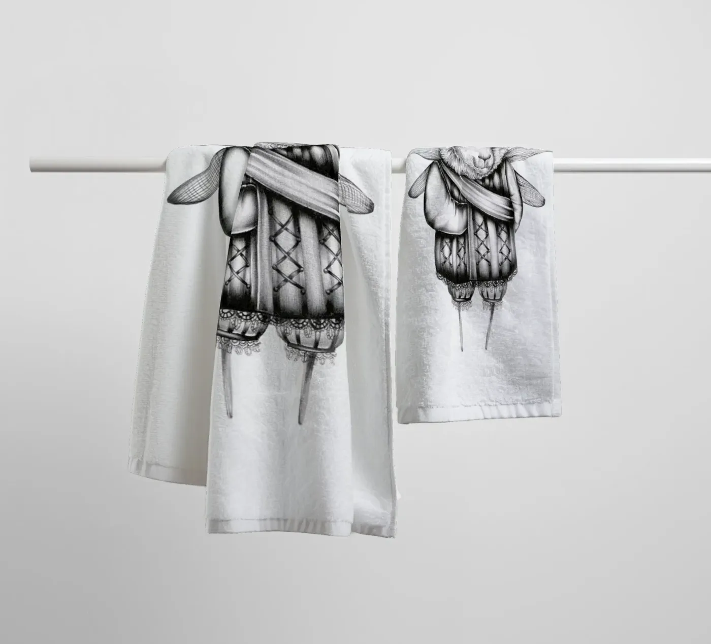 Sheep towel by Maria Vdovichenko