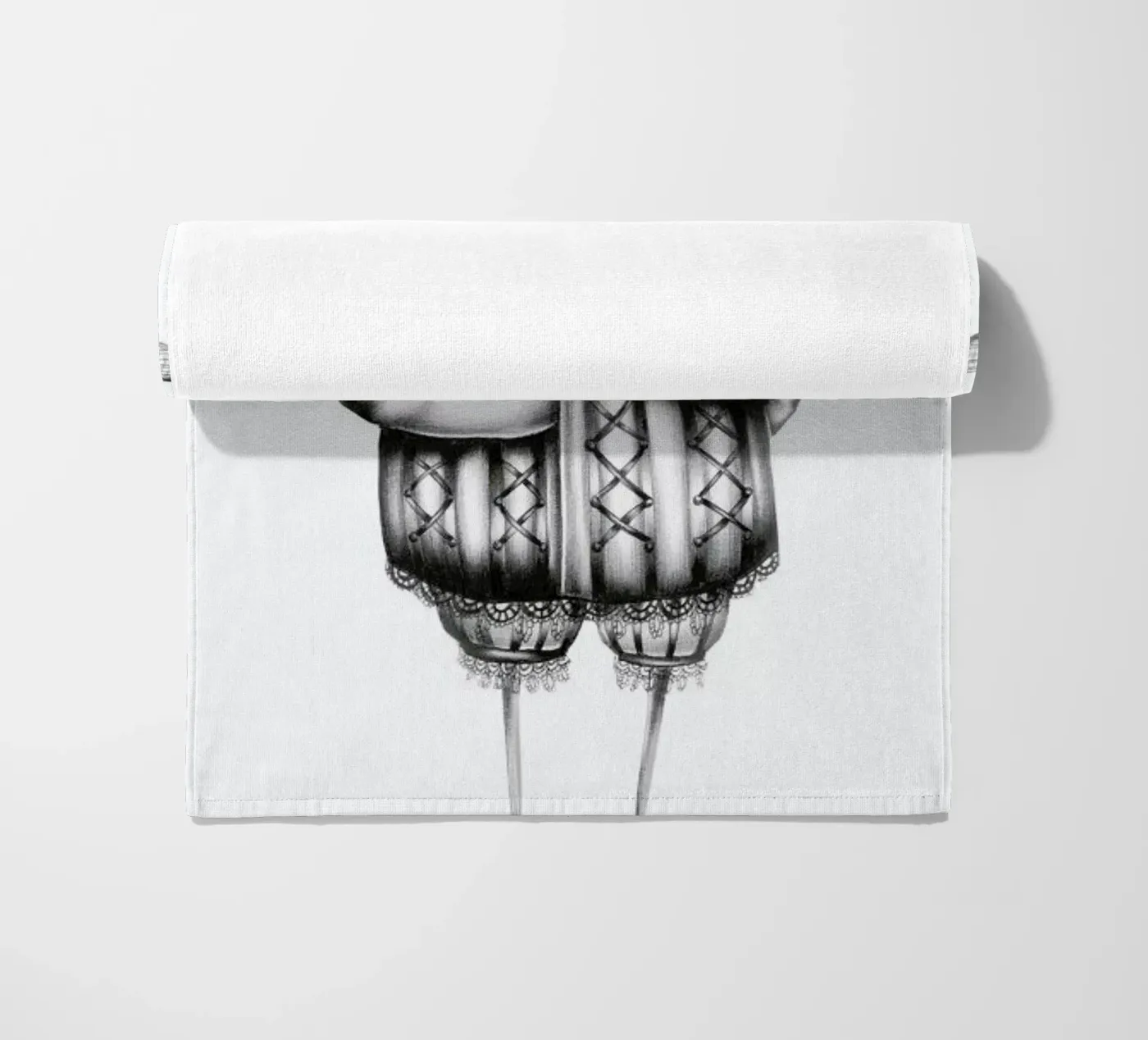 Sheep beach towel by Maria Vdovichenko