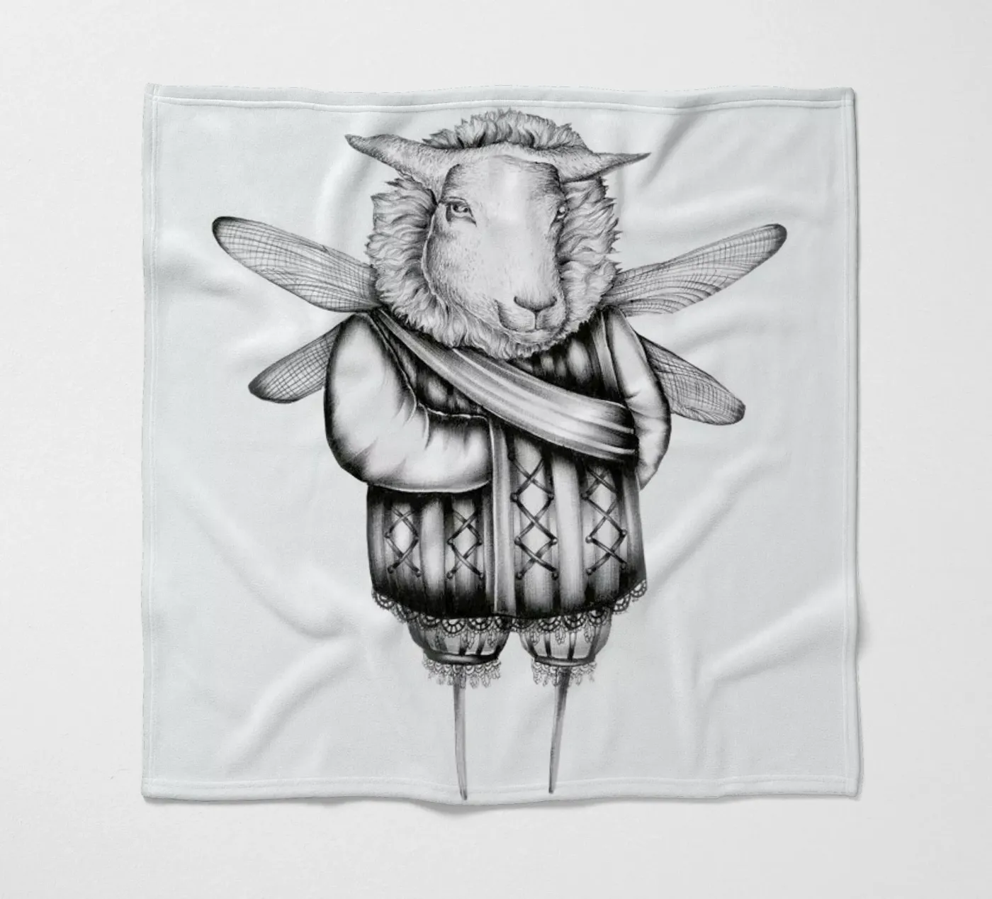 Sheep fleecedeken van Maria Vdovichenko