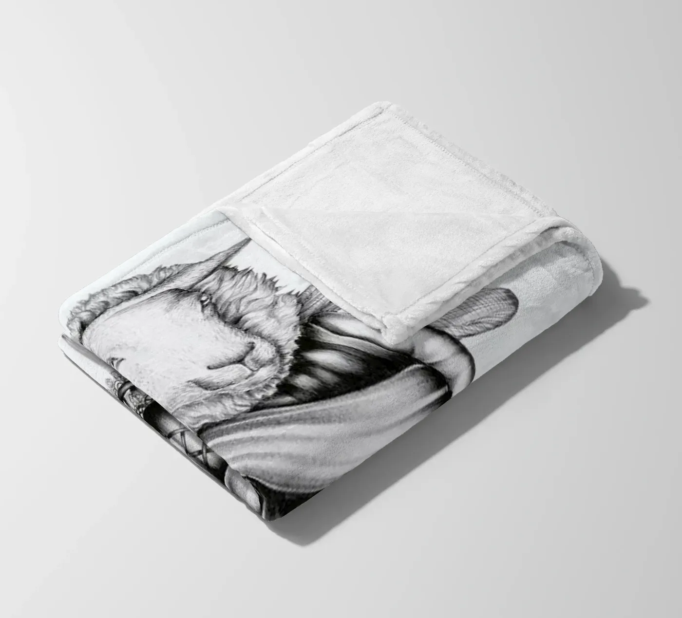 Sheep Fleecedecke von Maria Vdovichenko