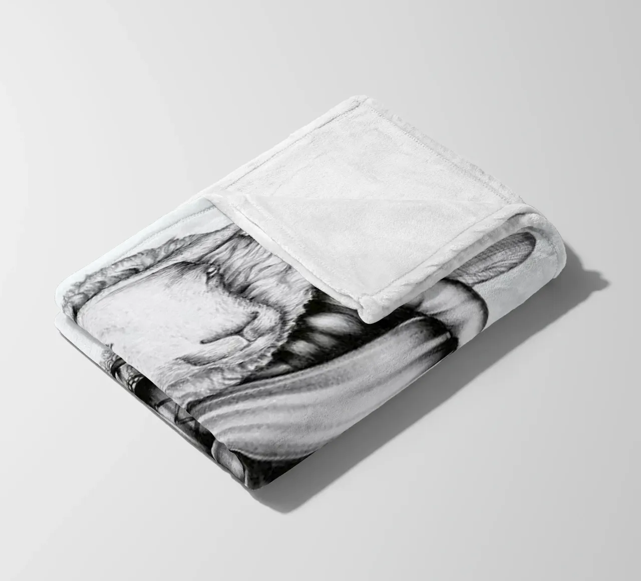 Sheep Fleecedecke von Maria Vdovichenko