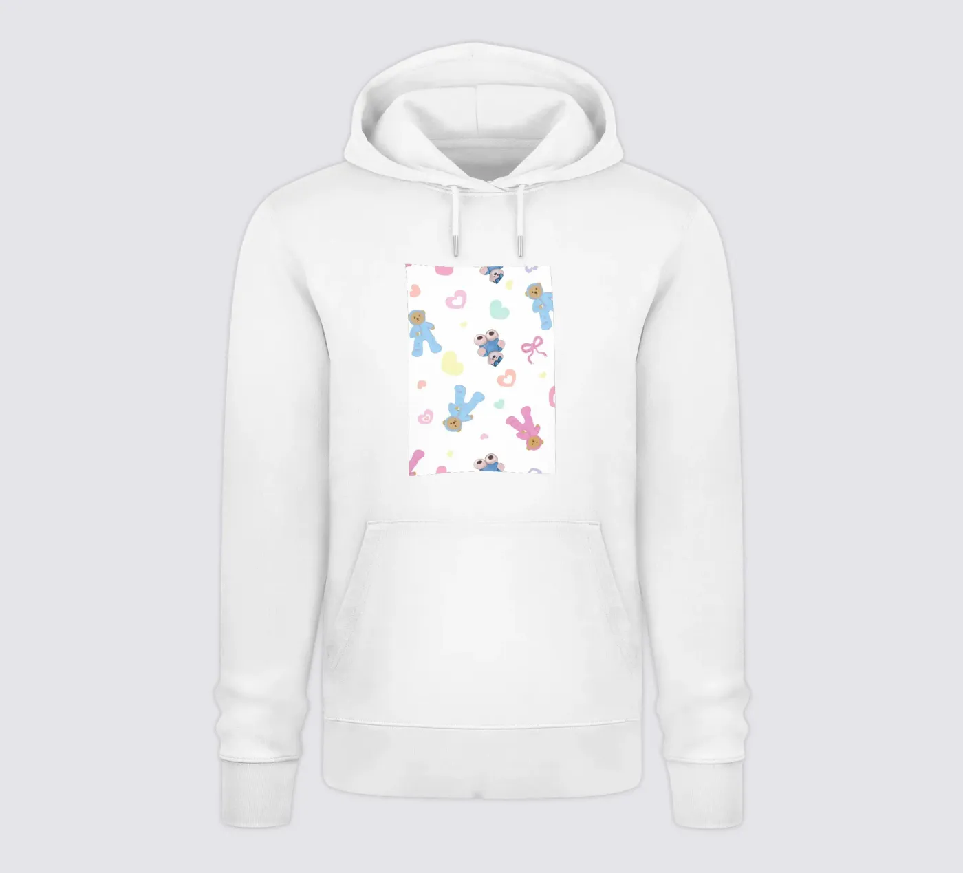 Cute bear pattern hoodie by gulsengunel