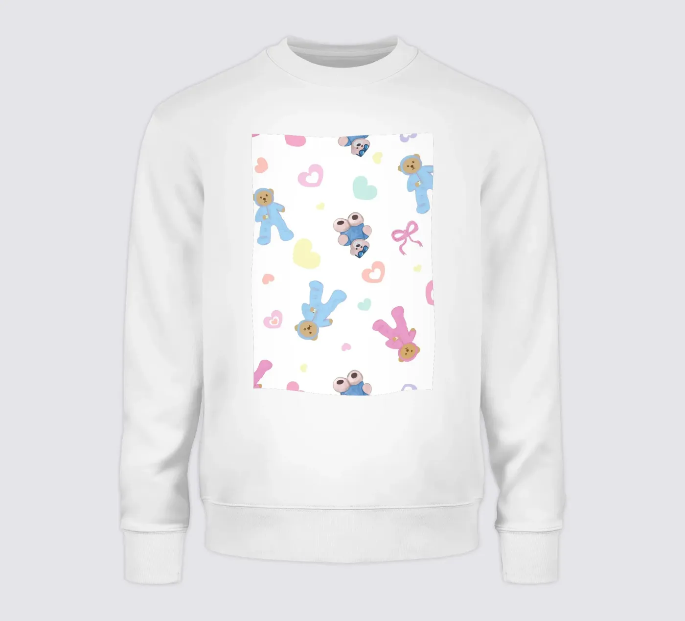 Cute bear pattern sweatshirt by gulsengunel