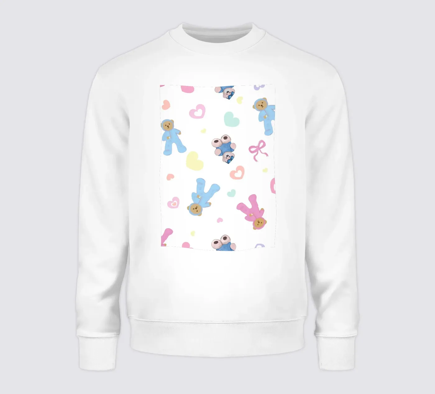 Cute bear pattern sweatshirt by gulsengunel
