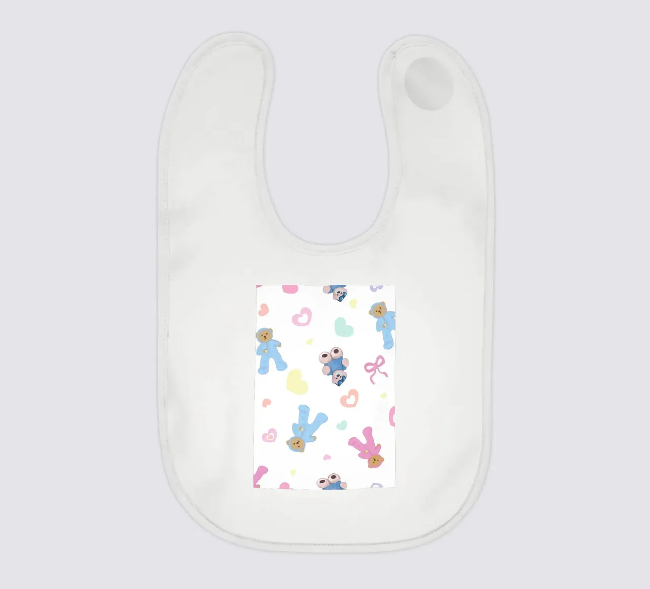 Niedliches Bärenmuster Babylätzchen von gulsengunel