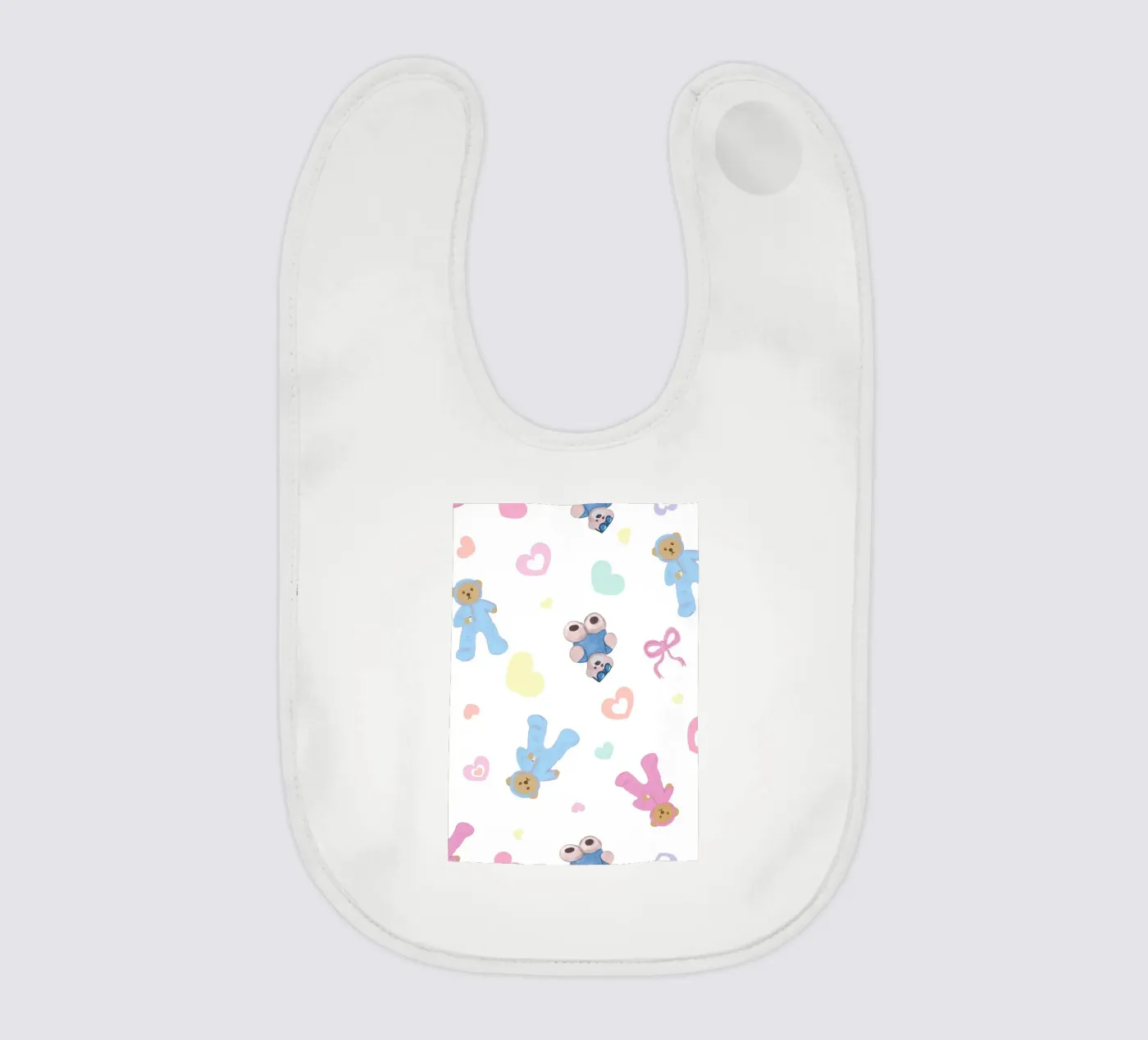 Cute bear pattern baby bib by gulsengunel