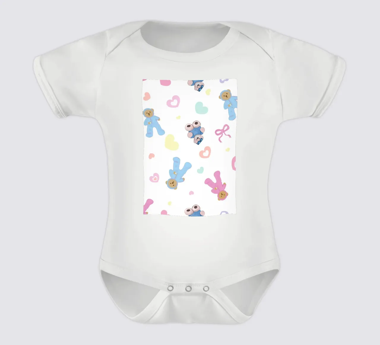Motif d'ours mignon body bébé de gulsengunel