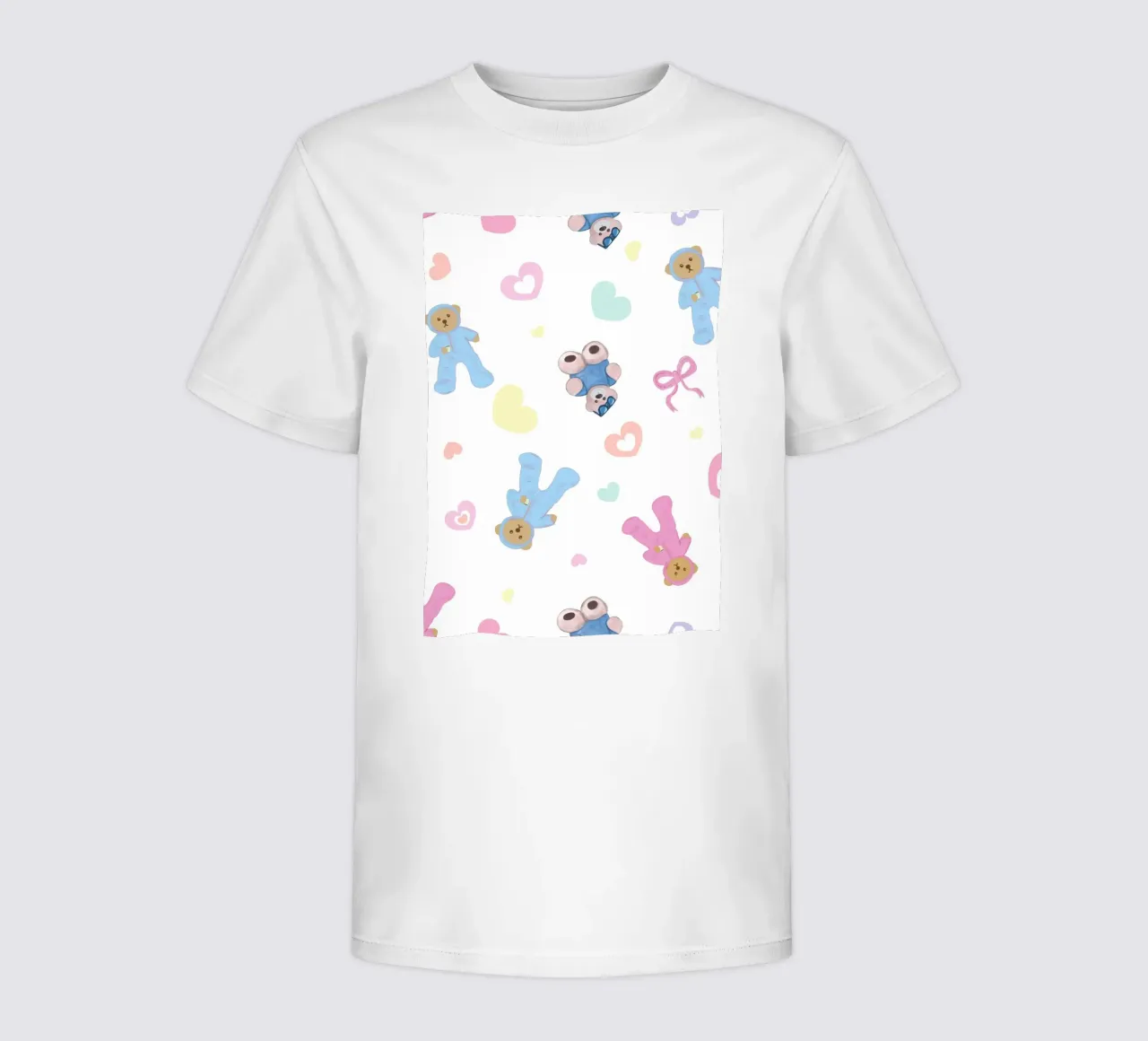 Cute bear pattern Kinder T-Shirt von gulsengunel