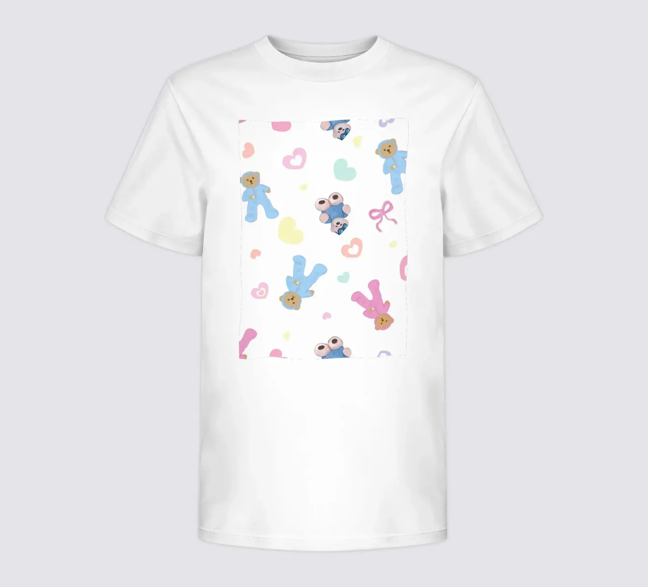 Cute bear pattern Kinder T-Shirt von gulsengunel