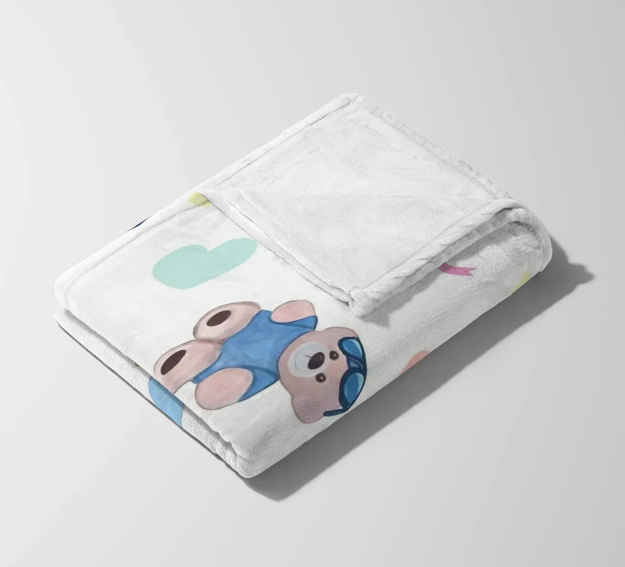 Cute bear pattern Fleecedecke von gulsengunel