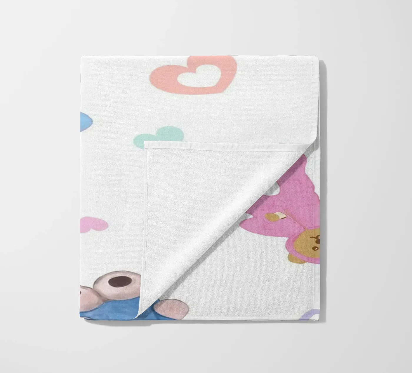 Cute bear pattern telo mare da gulsengunel