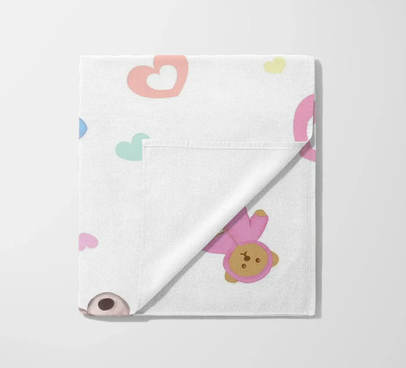 Cute bear pattern Strandtuch von gulsengunel