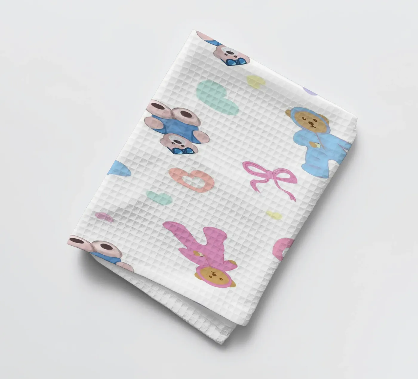 Motif d'ours mignon torchon de gulsengunel