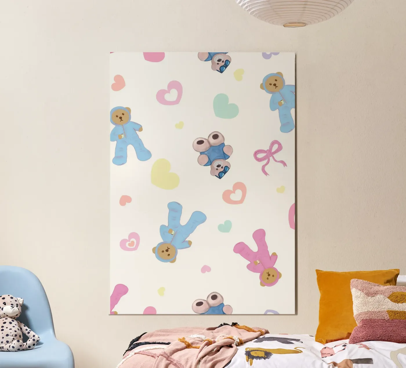 Simpatico modello di orso poster da gulsengunel