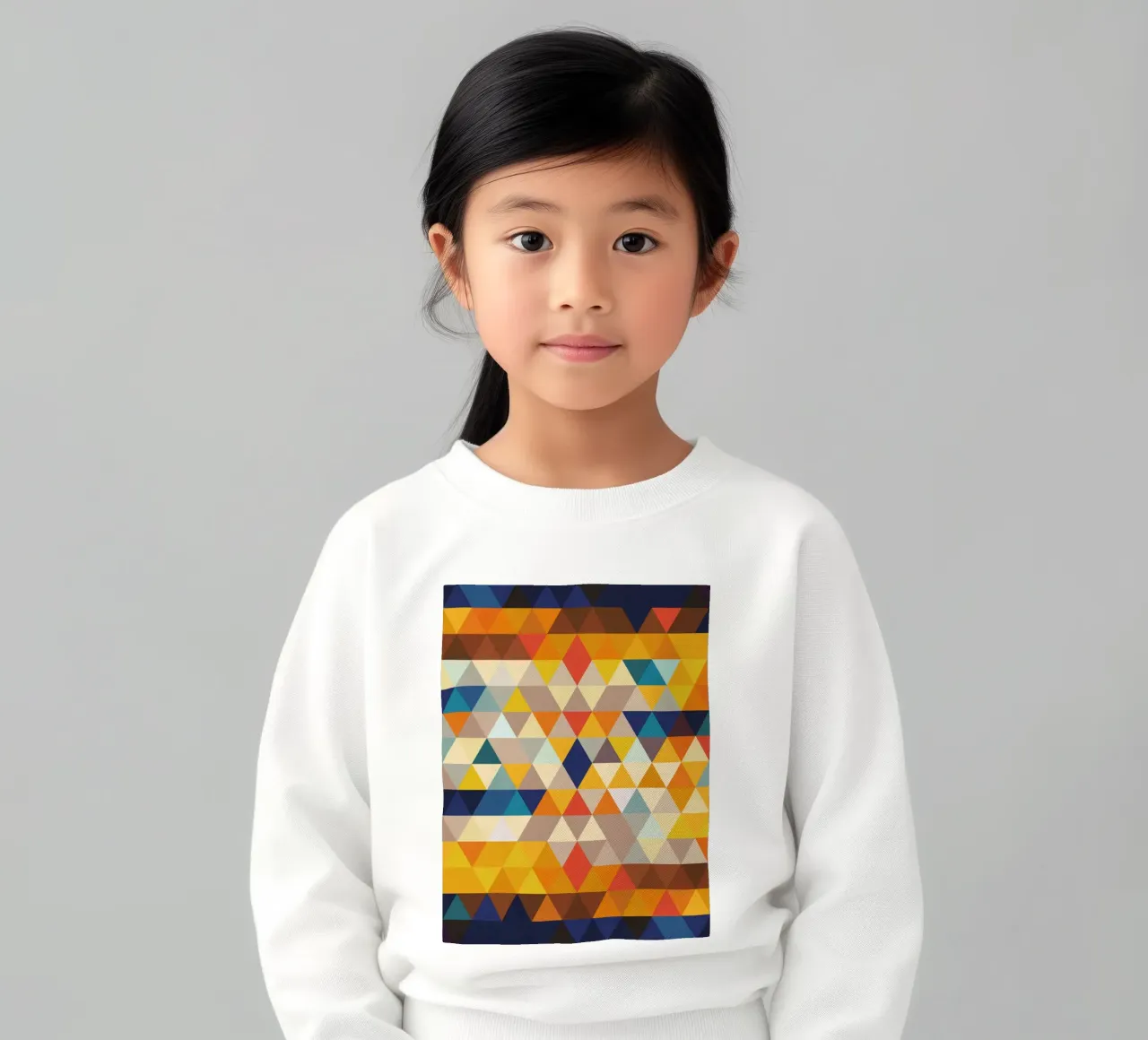 Geometrische Komposition Ethno kids sweatshirt by Petra Lang