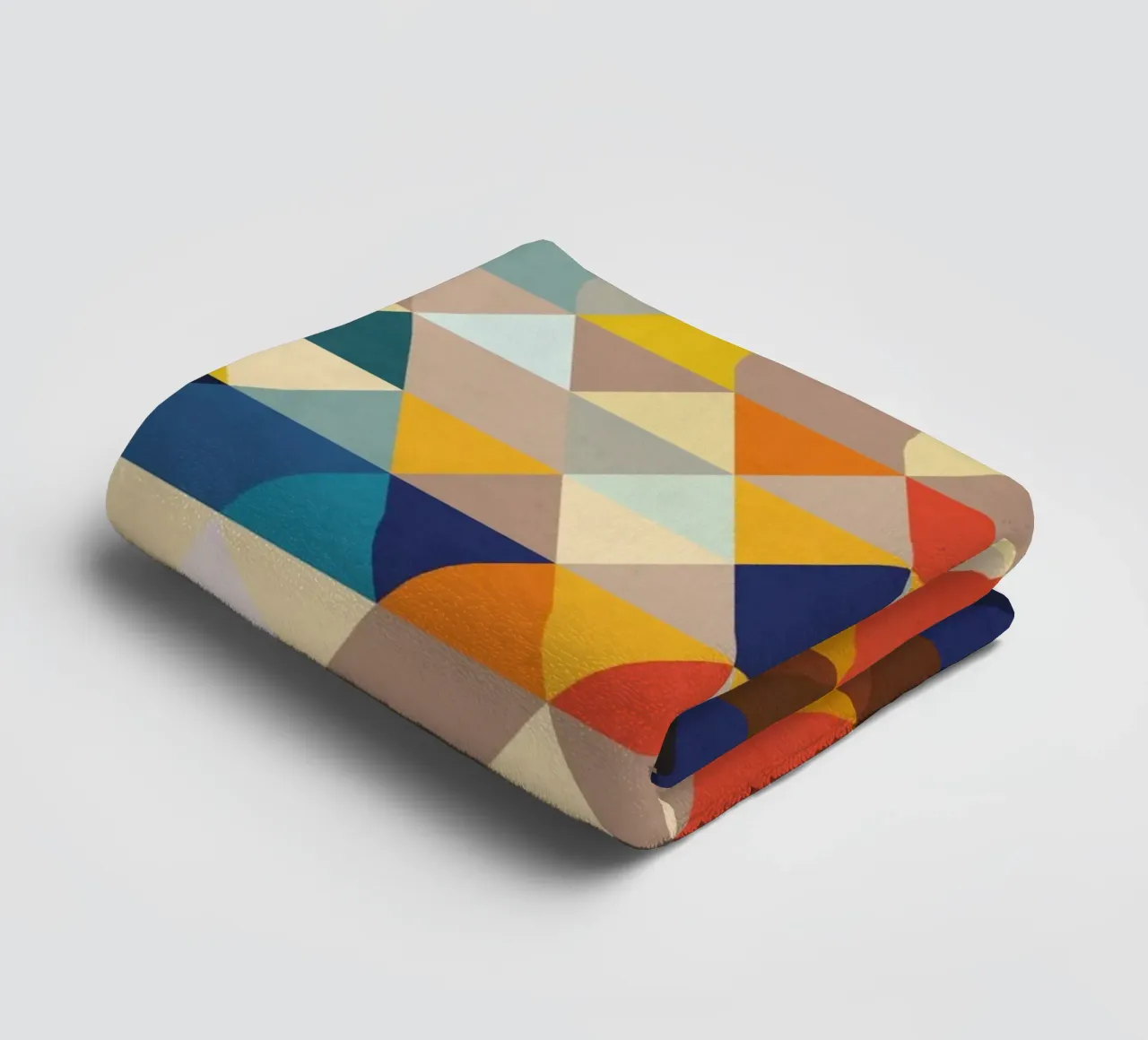 Geometrische Komposition Ethno towel by Petra Lang