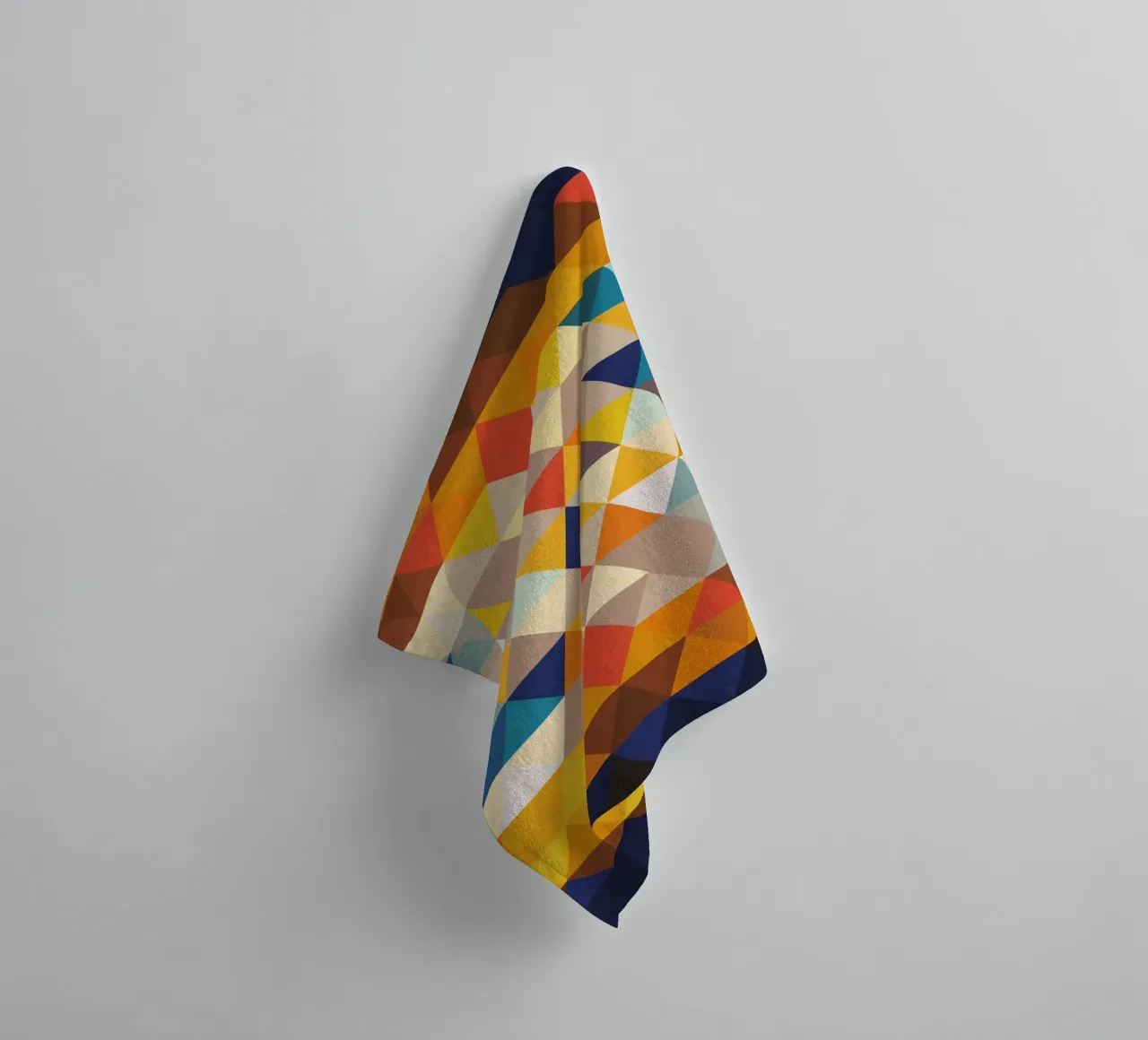 Geometrische Komposition Ethno towel by Petra Lang