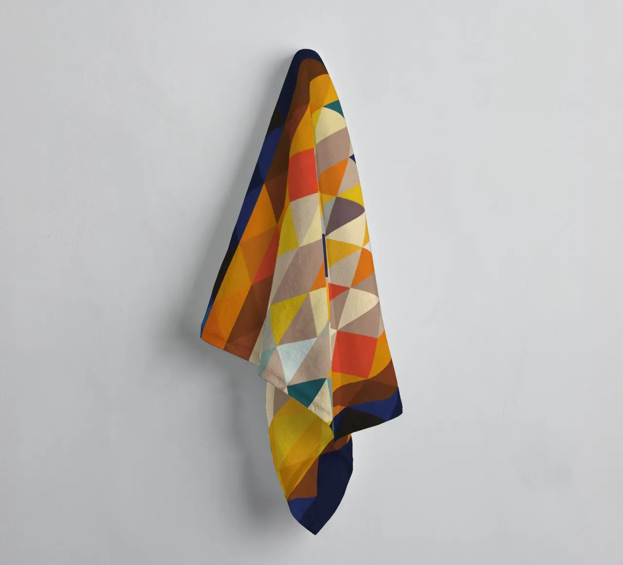 Geometrische Komposition Ethno towel by Petra Lang