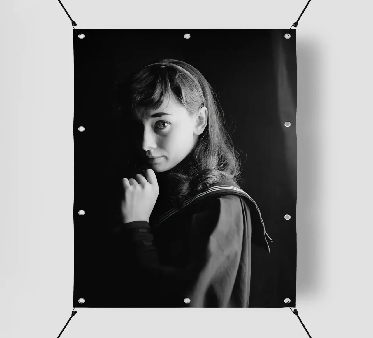 Audrey per Gigi, 1951 telo in pvc da Lorraine Mooore